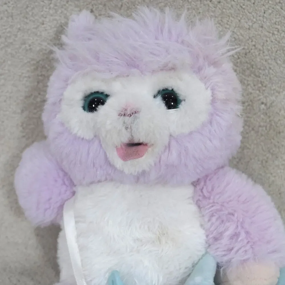 Baby Plush Bear Animated Stuffed Animal Little Live Eyes Open & Close Pacifier